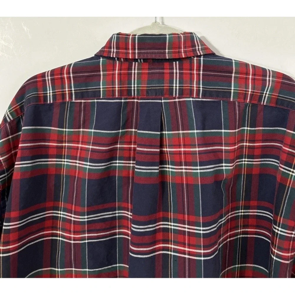 Mens Vintage Polo Ralph Lauren The Big Shirt L/S Button Down Sz XXL Polo Crest